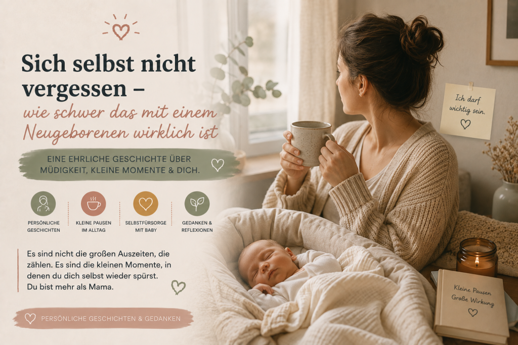 Ich erinnere mich noch genau an den Tag, an dem ich zum ersten Mal nach der Geburt richtig geduscht habe. Diese zehn Minuten fühlten sich an wie Urlaub.