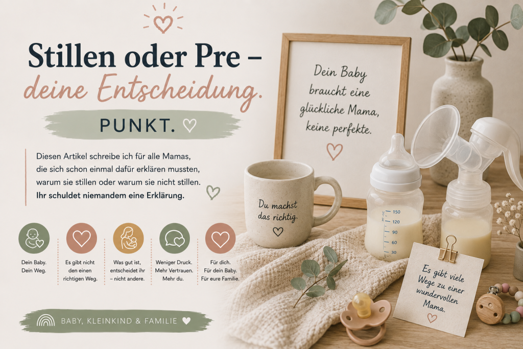 Diesen Artikel schreibe ich für alle Mamas, die sich schon einmal dafür erklären mussten, warum sie stillen oder warum sie nicht stillen. Ihr schuldet niemandem eine Erklärung.